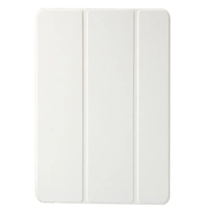 For Huawei MatePad SE 11 Case Tri-Fold Stand Leather+TPU+Acrylic Clear Back Tablet Cover