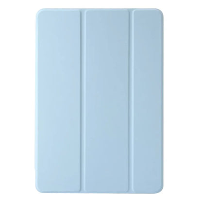 For Huawei MatePad SE 11 Case Tri-Fold Stand Leather+TPU+Acrylic Clear Back Tablet Cover