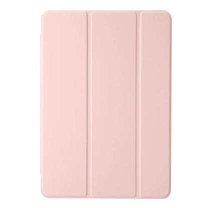 For Huawei MatePad SE 11 Case Tri-Fold Stand Leather+TPU+Acrylic Clear Back Tablet Cover