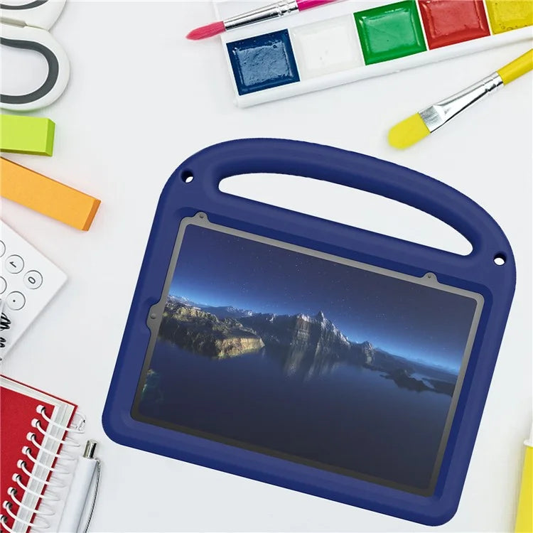 For iPad mini (2021) Case Cartoon Design Shockproof EVA+PC Tablet Cover with Kickstand, Strap