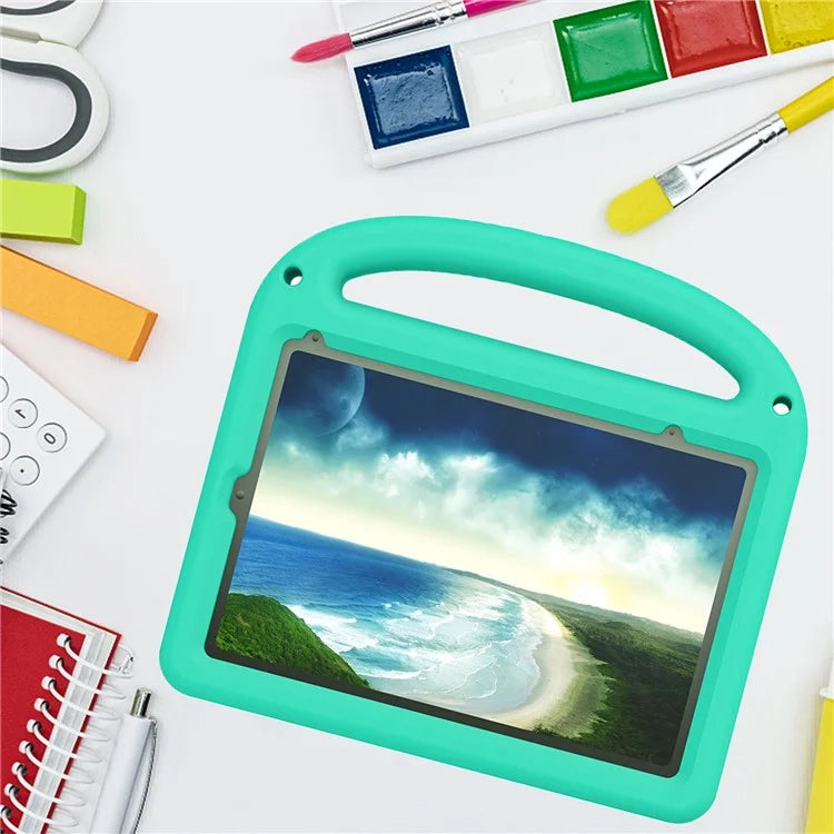 For iPad mini (2021) Case Cartoon Design Shockproof EVA+PC Tablet Cover with Kickstand, Strap