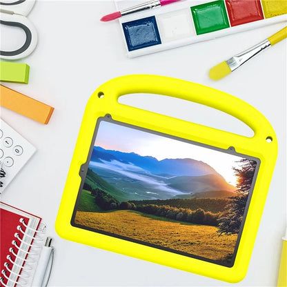 For iPad mini (2021) Case Cartoon Design Shockproof EVA+PC Tablet Cover with Kickstand, Strap