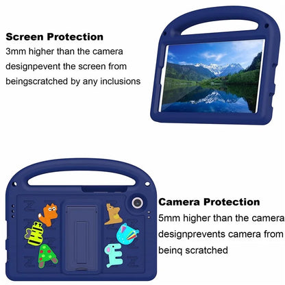 For Samsung Galaxy Tab A9 Case Cartoon Design Kickstand EVA+PC Tablet Cover with Strap