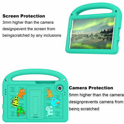 For Samsung Galaxy Tab A9 Case Cartoon Design Kickstand EVA+PC Tablet Cover with Strap