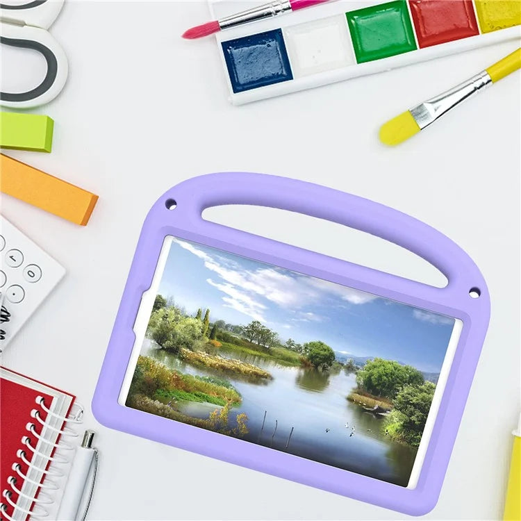 For Samsung Galaxy Tab A9 Case Cartoon Design Kickstand EVA+PC Tablet Cover with Strap