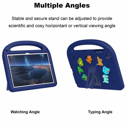 For Samsung Galaxy Tab A9+ Case Cartoon Design EVA+PC Kickstand Tablet Cover with Strap