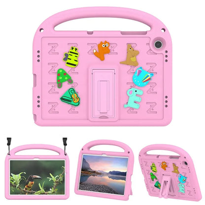 For Samsung Galaxy Tab A9+ Case Cartoon Design EVA+PC Kickstand Tablet Cover with Strap