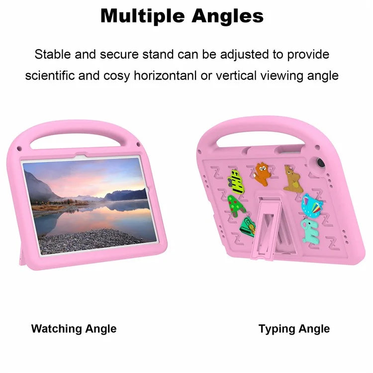 For Samsung Galaxy Tab A9+ Case Cartoon Design EVA+PC Kickstand Tablet Cover with Strap