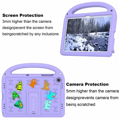 For Samsung Galaxy Tab A9+ Case Cartoon Design EVA+PC Kickstand Tablet Cover with Strap