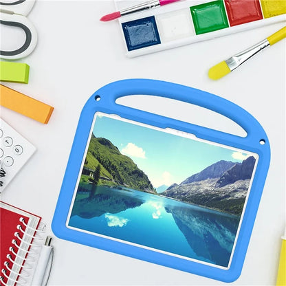 For iPad 10.9 (2022) Case with Strap EVA+PC Kickstand Tablet Cover Cartoon Design