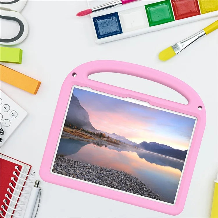 For iPad 10.9 (2022) Case with Strap EVA+PC Kickstand Tablet Cover Cartoon Design
