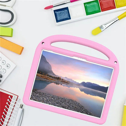 For iPad 10.9 (2022) Case with Strap EVA+PC Kickstand Tablet Cover Cartoon Design