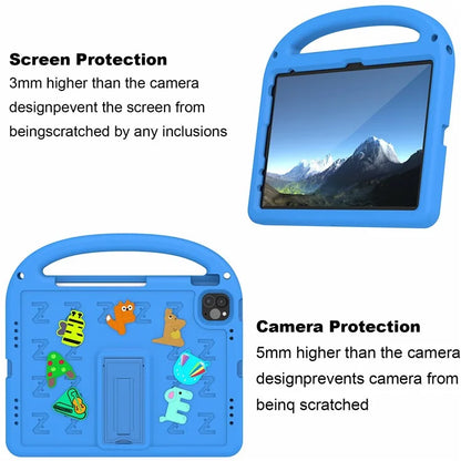 For iPad Pro 11 (2022) / (2021) / (2020) / (2018) / Air (2022) / (2020) Case Cartoon Design EVA+PC Tablet Cover