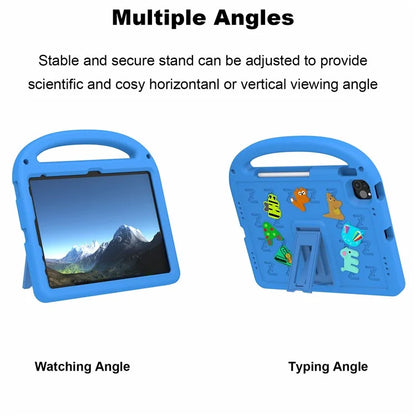 For iPad Pro 11 (2022) / (2021) / (2020) / (2018) / Air (2022) / (2020) Case Cartoon Design EVA+PC Tablet Cover