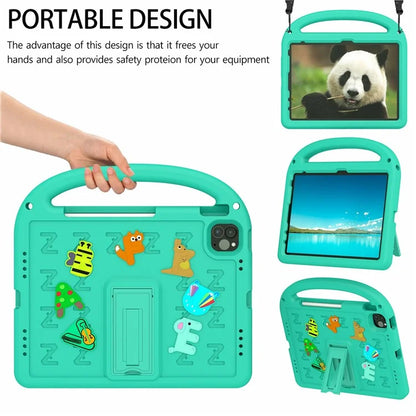 For iPad Pro 11 (2022) / (2021) / (2020) / (2018) / Air (2022) / (2020) Case Cartoon Design EVA+PC Tablet Cover