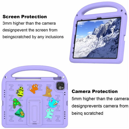 For iPad Pro 11 (2022) / (2021) / (2020) / (2018) / Air (2022) / (2020) Case Cartoon Design EVA+PC Tablet Cover