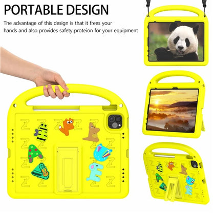 For iPad Pro 11 (2022) / (2021) / (2020) / (2018) / Air (2022) / (2020) Case Cartoon Design EVA+PC Tablet Cover