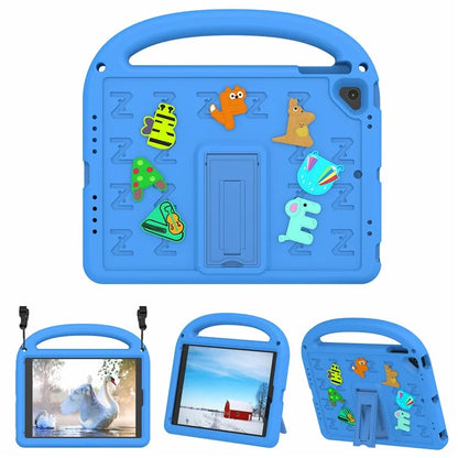 For iPad 9.7-inch (2018) / (2017) / Air (2013) / Air 2 Tablet Case EVA+PC Kickstand Cover Cartoon Design