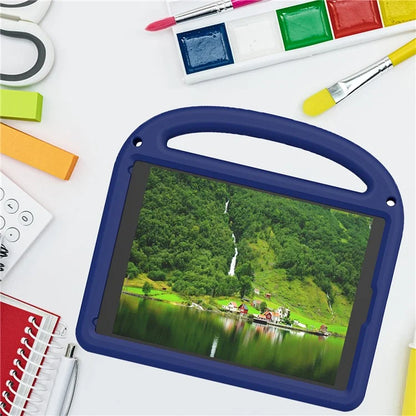 For iPad 9.7-inch (2018) / (2017) / Air (2013) / Air 2 Tablet Case EVA+PC Kickstand Cover Cartoon Design