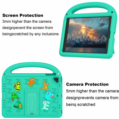 For iPad 9.7-inch (2018) / (2017) / Air (2013) / Air 2 Tablet Case EVA+PC Kickstand Cover Cartoon Design
