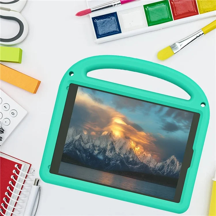 For iPad 9.7-inch (2018) / (2017) / Air (2013) / Air 2 Tablet Case EVA+PC Kickstand Cover Cartoon Design