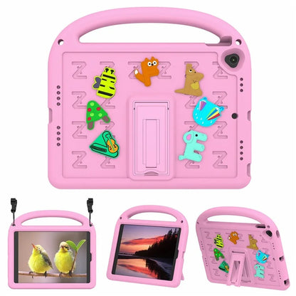 For iPad 10.2 (2021) / (2020) / (2019) Kickstand Case EVA+PC Tablet Cover Cartoon Design