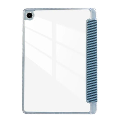 For Samsung Galaxy Tab A9+ Stand Case Auto Sleep / Wake Carbon Fiber Texture Leather Tablet Cover