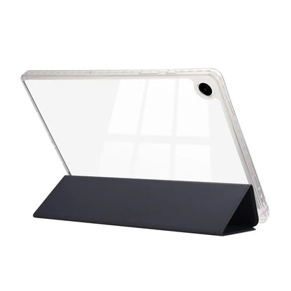 For Samsung Galaxy Tab A9+ Stand Case Auto Sleep / Wake Carbon Fiber Texture Leather Tablet Cover