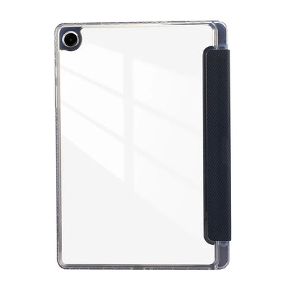 For Samsung Galaxy Tab A9+ Stand Case Auto Sleep / Wake Carbon Fiber Texture Leather Tablet Cover