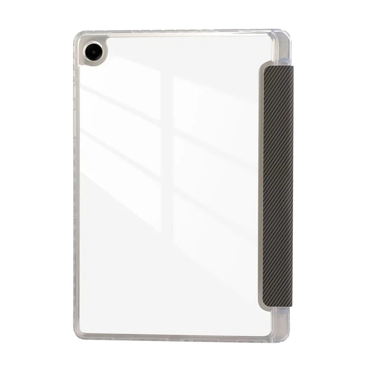 For Samsung Galaxy Tab A9+ Stand Case Auto Sleep / Wake Carbon Fiber Texture Leather Tablet Cover