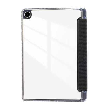 For Samsung Galaxy Tab A9+ Stand Case Auto Sleep / Wake Carbon Fiber Texture Leather Tablet Cover