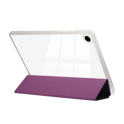 For Samsung Galaxy Tab A9+ Stand Case Auto Sleep / Wake Carbon Fiber Texture Leather Tablet Cover