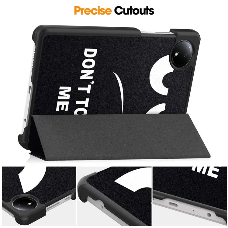 For Xiaomi Redmi Pad SE Stand Case Pattern Print Leather Tablet Cover