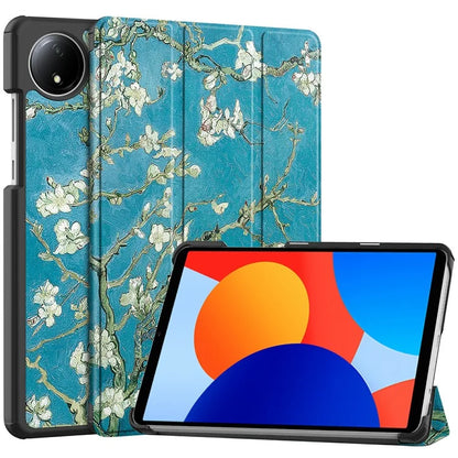 For Xiaomi Redmi Pad SE Stand Case Pattern Print Leather Tablet Cover