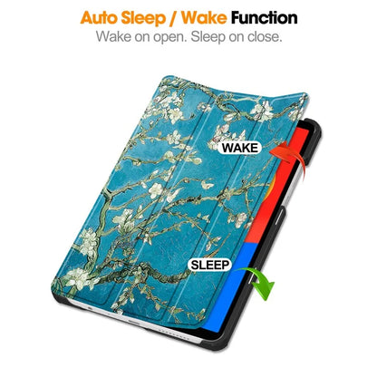 For Xiaomi Redmi Pad SE Stand Case Pattern Print Leather Tablet Cover