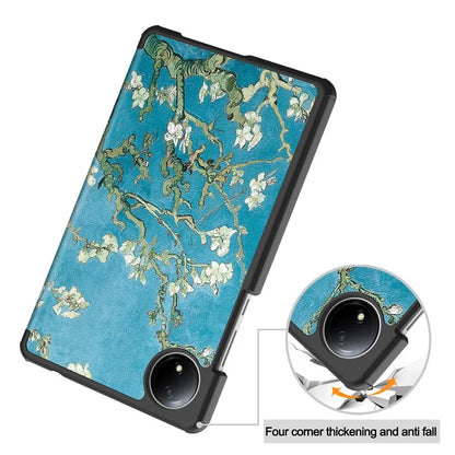 For Xiaomi Redmi Pad SE Stand Case Pattern Print Leather Tablet Cover