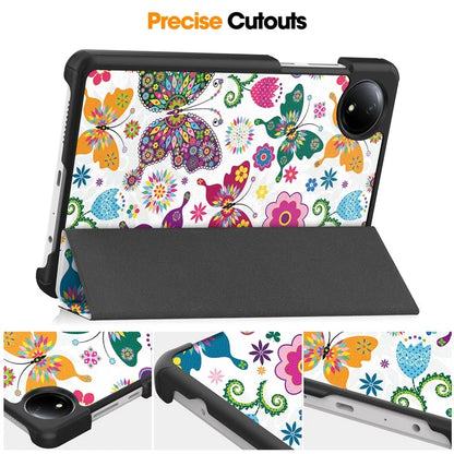For Xiaomi Redmi Pad SE Stand Case Pattern Print Leather Tablet Cover