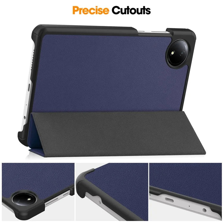 For Xiaomi Redmi Pad SE Case Anti-Scratch Leather Stand Tablet Cover