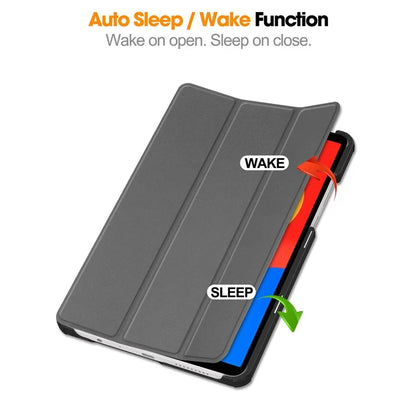 For Xiaomi Redmi Pad SE Case Anti-Scratch Leather Stand Tablet Cover