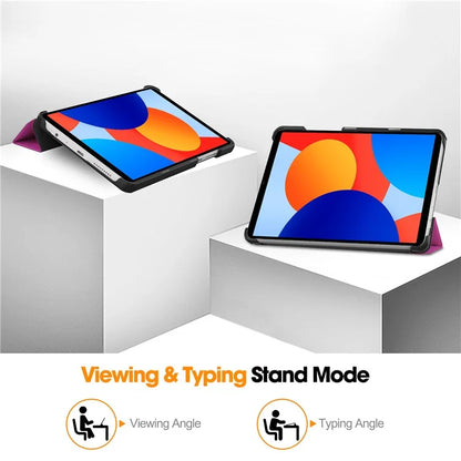 For Xiaomi Redmi Pad SE Case Anti-Scratch Leather Stand Tablet Cover