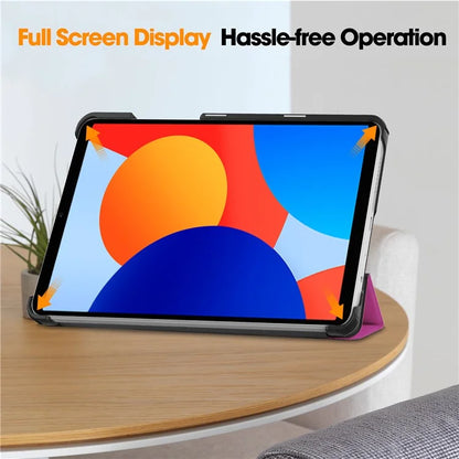 For Xiaomi Redmi Pad SE Case Anti-Scratch Leather Stand Tablet Cover