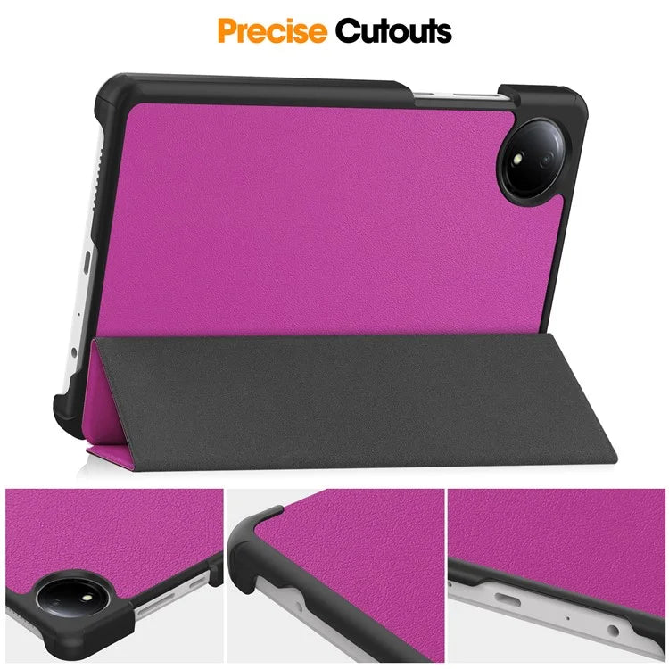 For Xiaomi Redmi Pad SE Case Anti-Scratch Leather Stand Tablet Cover