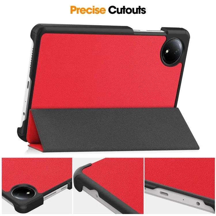 For Xiaomi Redmi Pad SE Case Anti-Scratch Leather Stand Tablet Cover