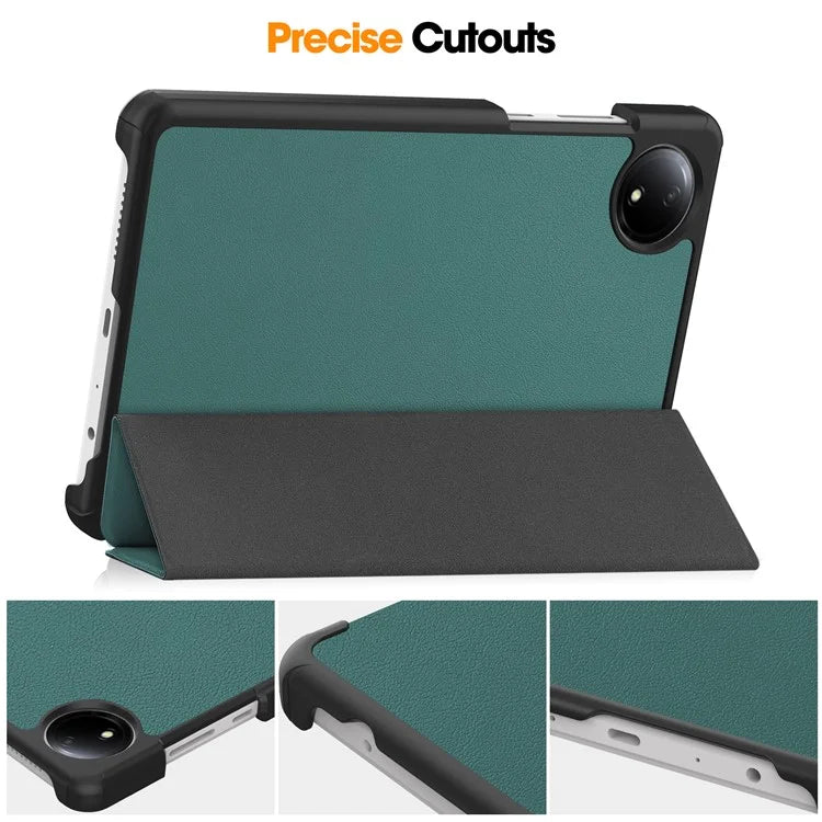 For Xiaomi Redmi Pad SE Case Anti-Scratch Leather Stand Tablet Cover