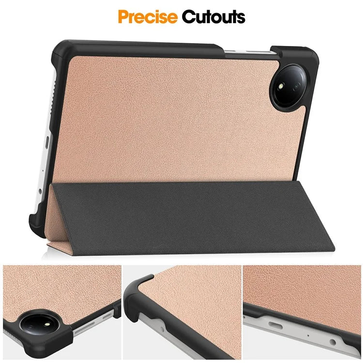 For Xiaomi Redmi Pad SE Case Anti-Scratch Leather Stand Tablet Cover