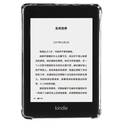 For Amazon Kindle Paperwhite 3 (2015)  /  2 (2015)  /  (2015) Clear Case Four Corner Anti-Drop Tablet TPU Cover