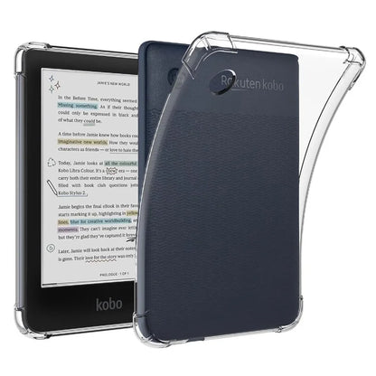 For Kobo Clara Colour  /  BW Case Four Corner Shockproof Transparent Tablet TPU Cover