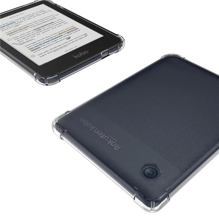 For Kobo Clara Colour  /  BW Case Four Corner Shockproof Transparent Tablet TPU Cover