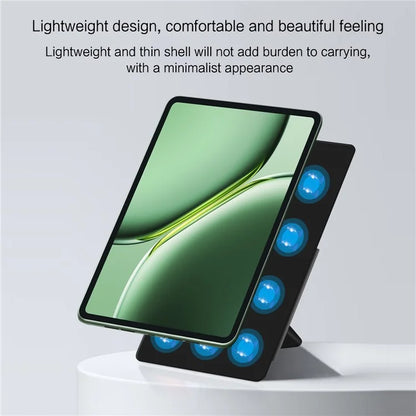 For OnePlus Pad Go Case PU Leather Magnetic Tablet Cover with Origami Stand