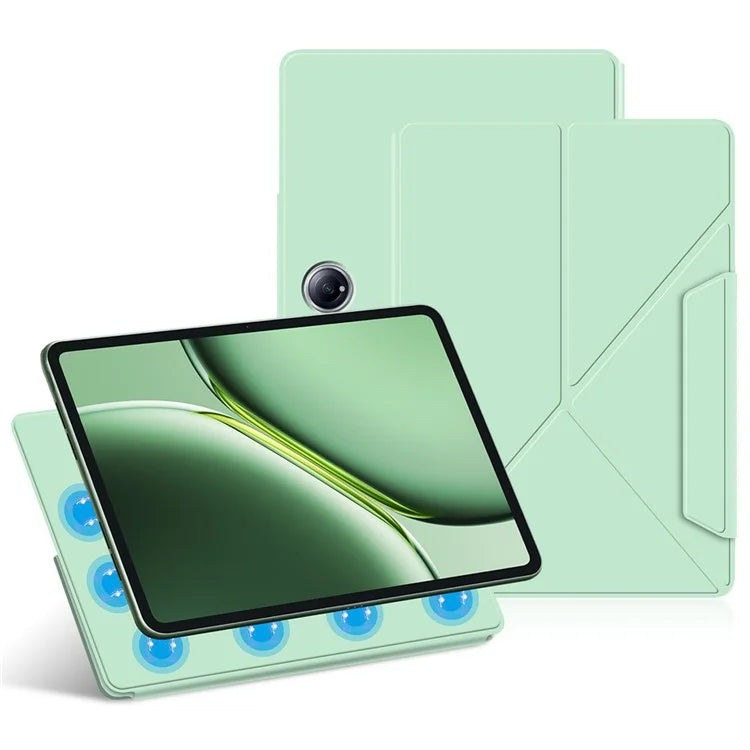 For OnePlus Pad Go Case PU Leather Magnetic Tablet Cover with Origami Stand